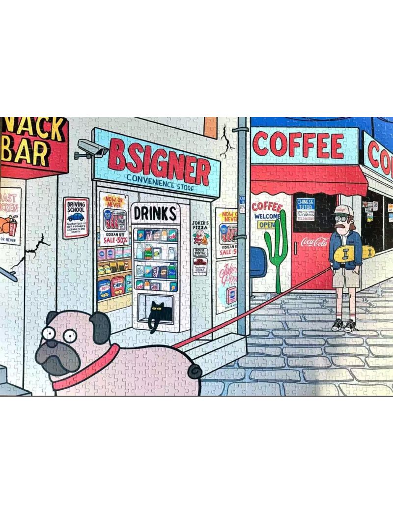 PIXEL PIECES Walk The Dog 1000PCS