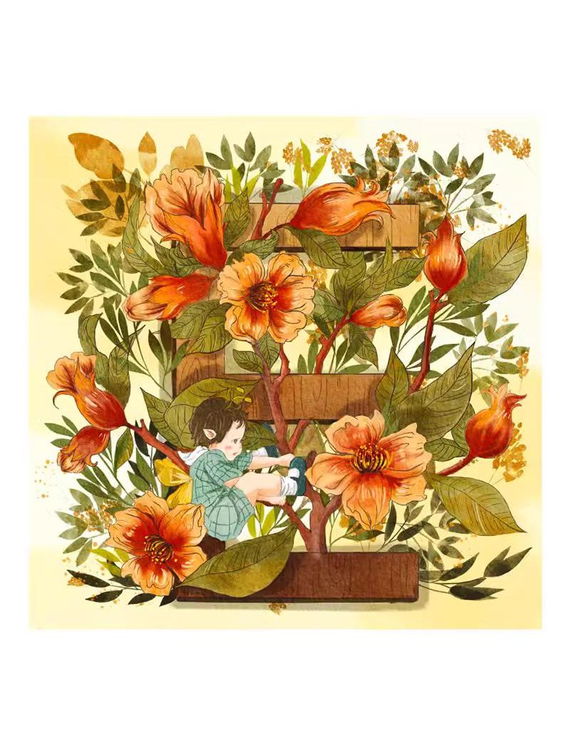 ARTPUZZLE Flower Fairy and Letter E C3104 300pcs