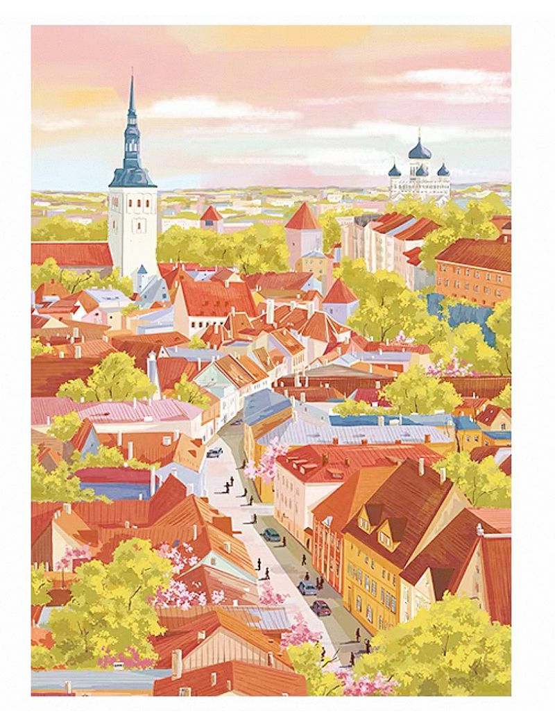 Gill&Lill A Fairytale Tallinn 1000pc