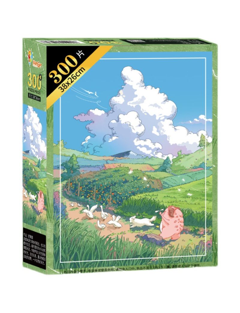 PUZZLEGO Goose Chase Picture 300 Pieces 300pc