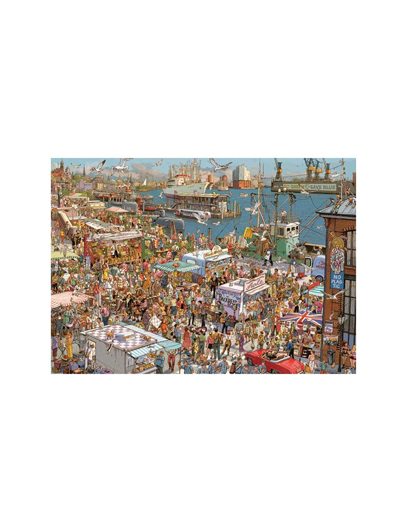 Heye Cartoon im Dreieck Fresh Fish! 2000pcs