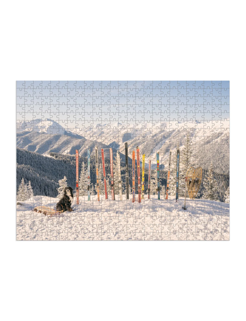Galison Gray Malin The Winter 500 Piece Double-Sided Puzzle