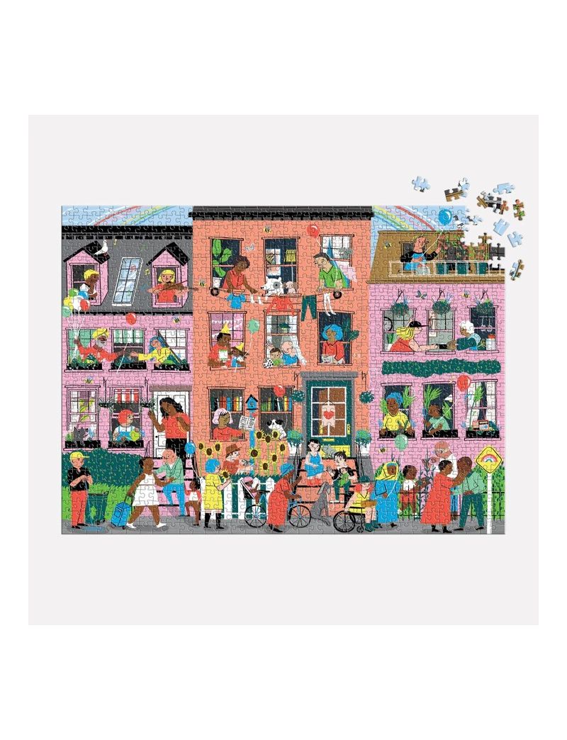 MUDPUPPY Hey Neighbors 1000pcs puzzle