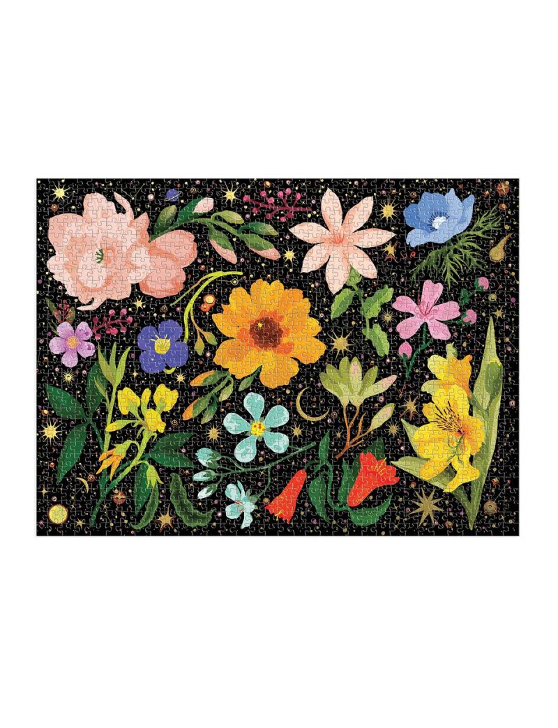 GALISON Intergalactic Flora 1000 Piece Foil Puzzle