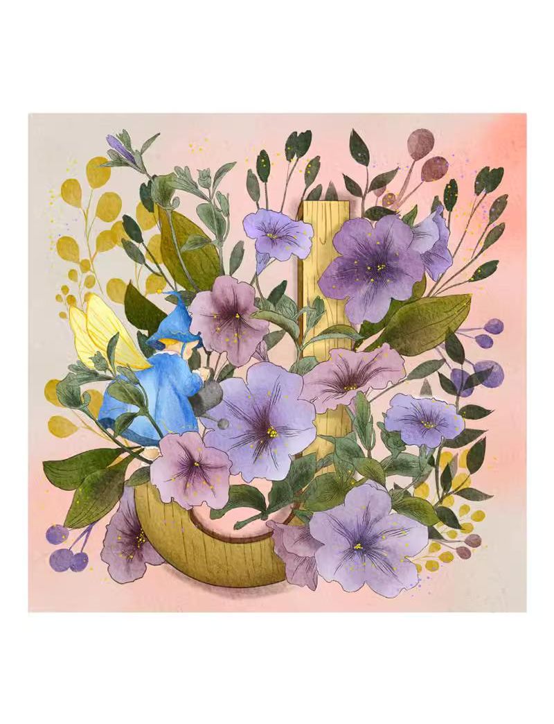 ArtPuzzle Flower Fairy and Letter J C3109 300pcs