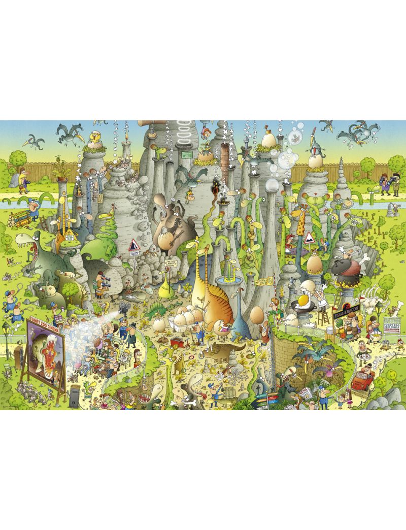 HEYE FUNKY ZOO JURASSIC HABITAT 1000PC
