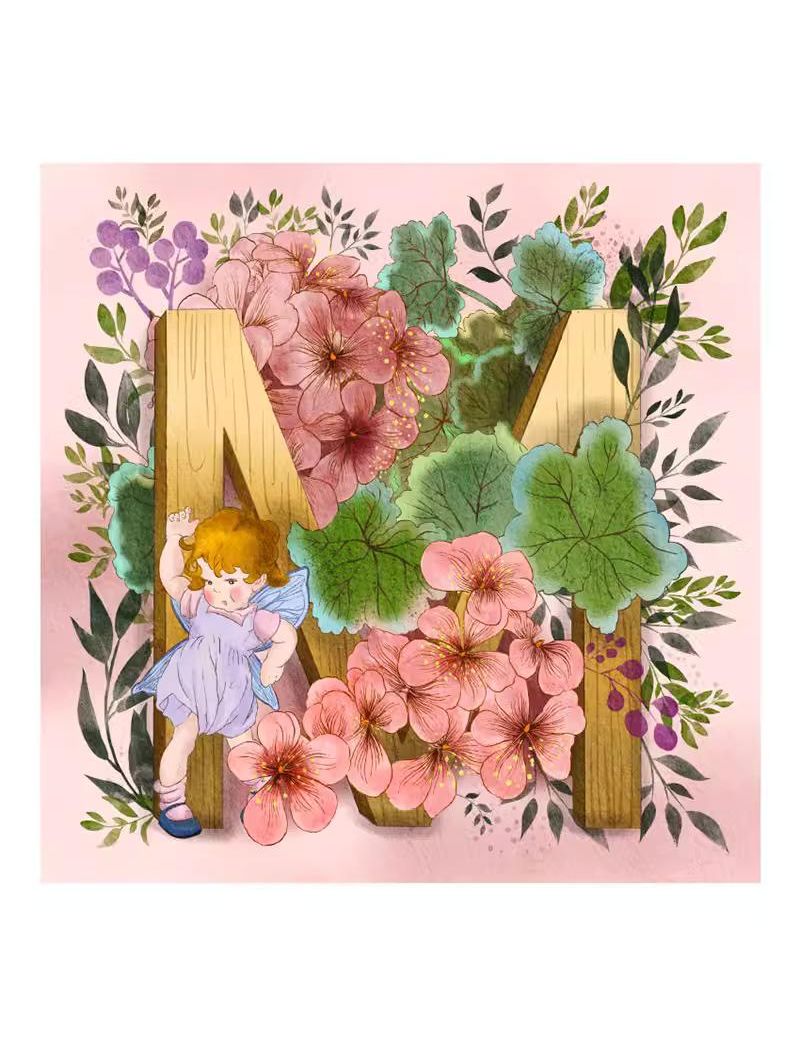 ArtPuzzle Flower Fairy and Letter M C3112 300pcs