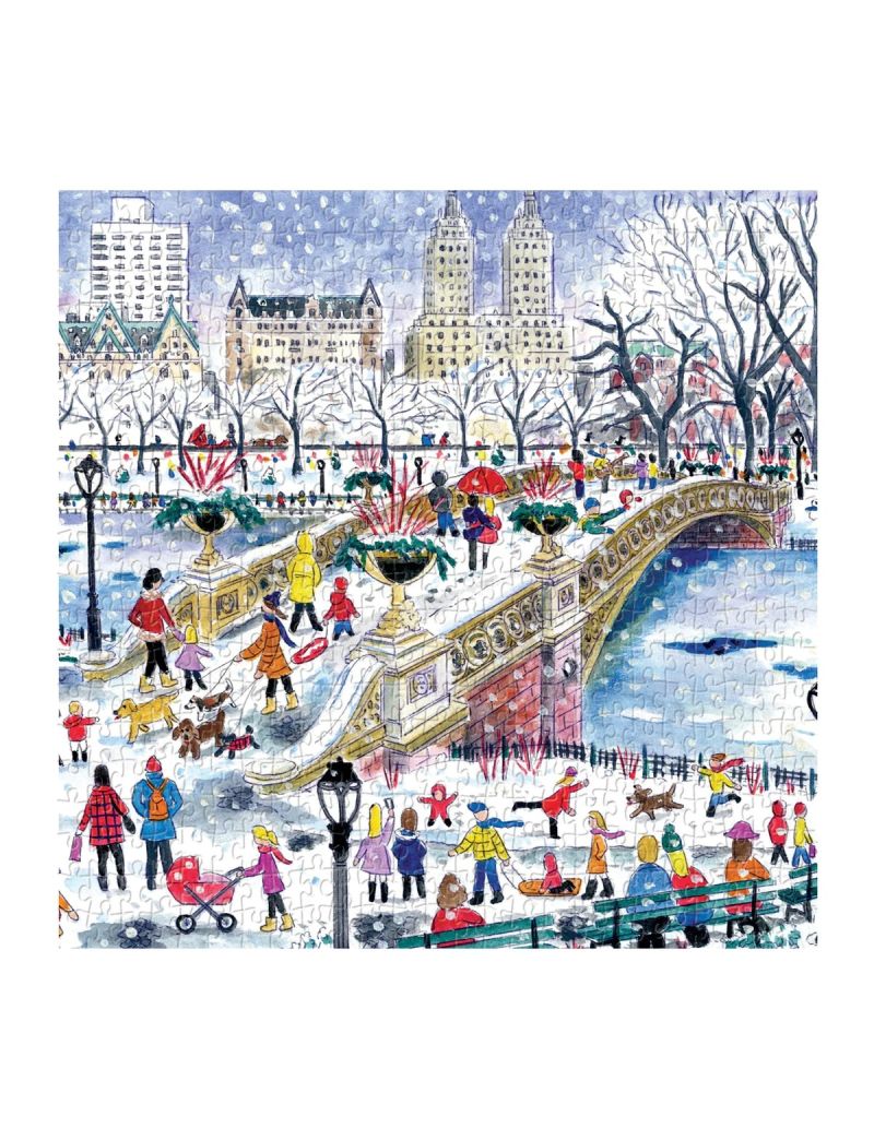 Galison Michael Storrings Bow Bridge in Central Park 500pc Puzzle