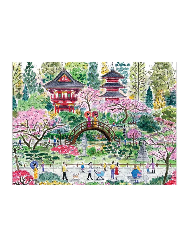 Galison Michael Storrings Japanese Tea Garden 300 Piece Puzzle