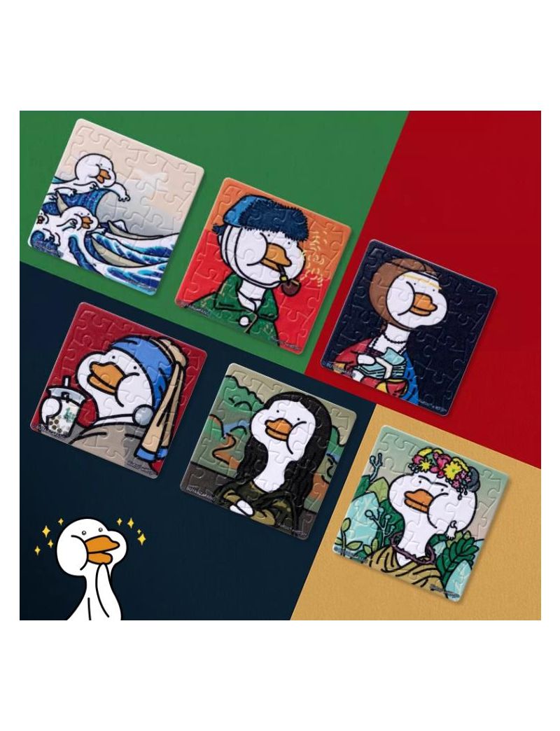 3D-JP D1198 No Duck - World Famous Painting 6*16pc
