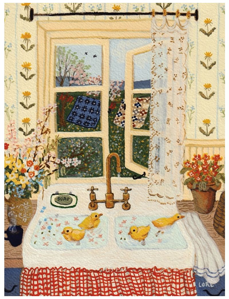 New Yorker Forget-me-not Spring 1000PC