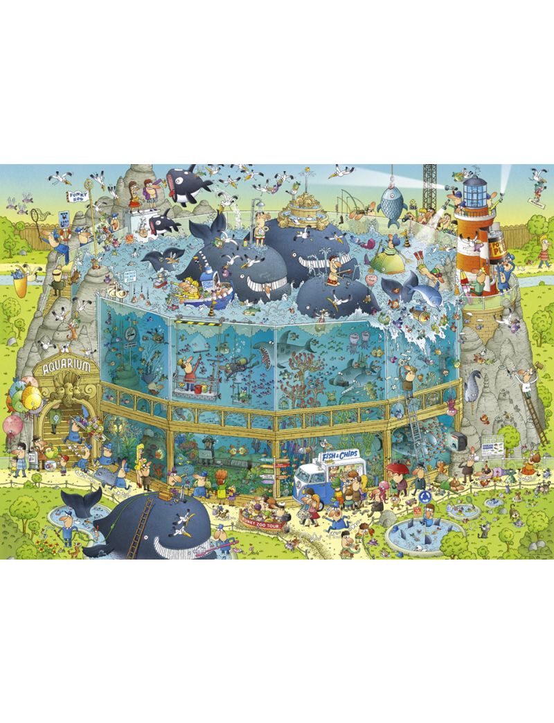 HEYE FUNKY ZOO OCEAN HABITAT 1000PC