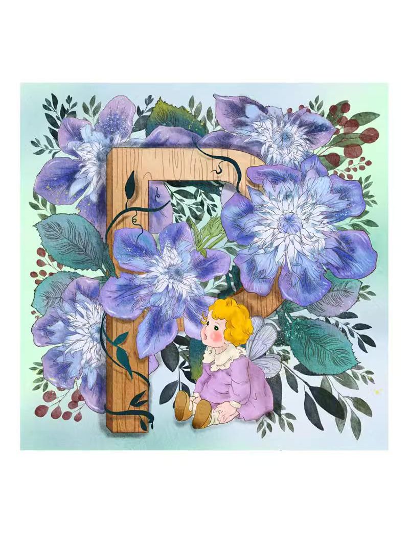 ArtPuzzle Flower Fairy and Letter P C3115 300pcs