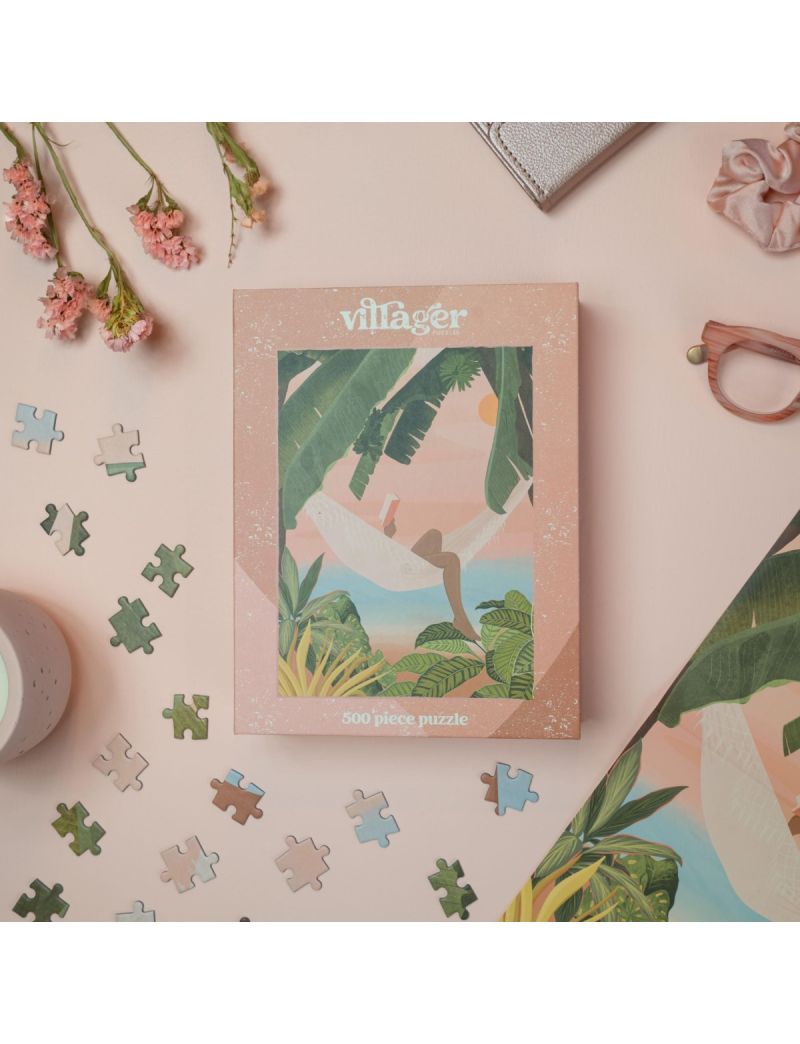 Villager Paradise Book Club 500pcs by Daniela Amyot