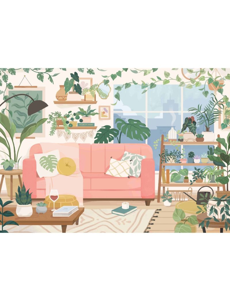 Villager Plant Mom 1000pcs by Artist Nicolle Lalonde