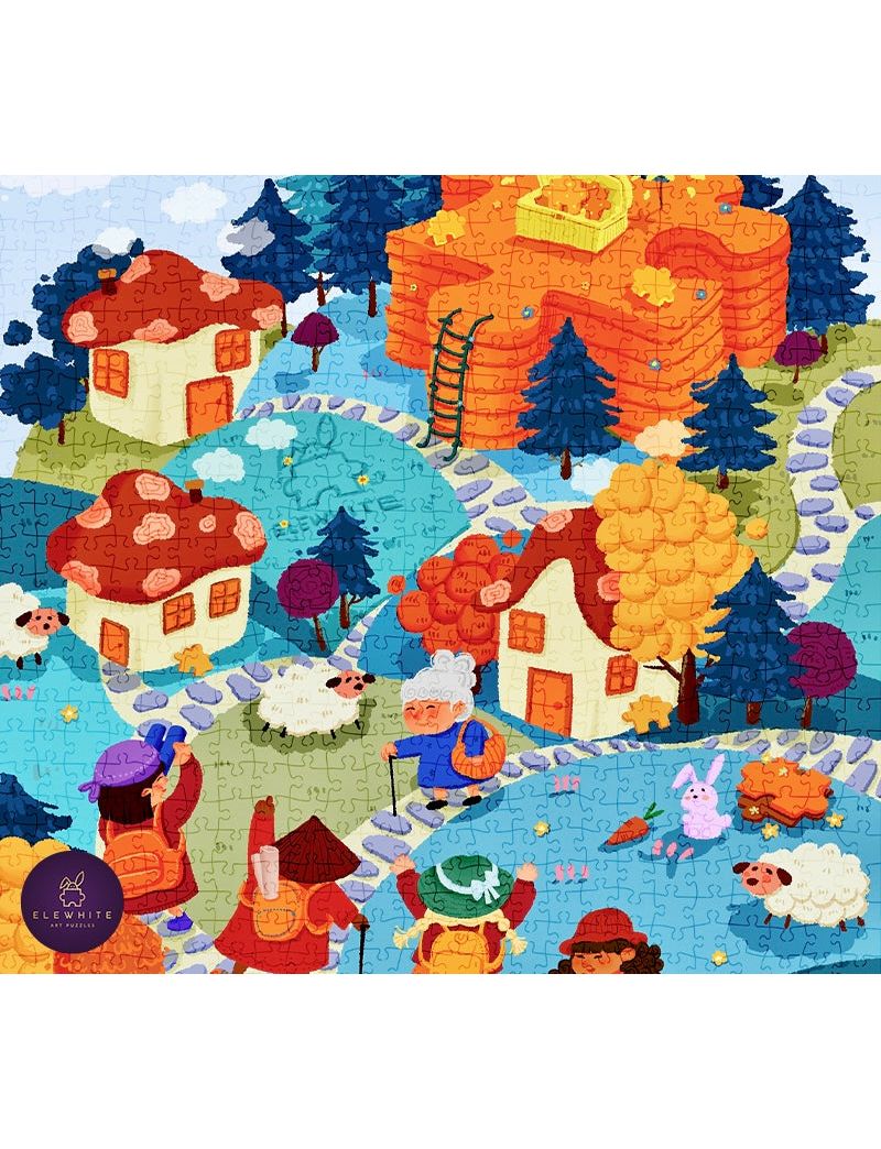 Elewhite Puzzle Adventure 1000p