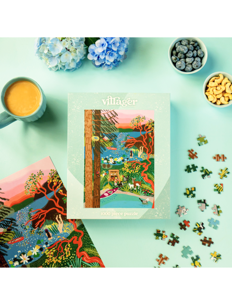 Villager Salt Spring Island Swim 1000Pcs by Anja Jane