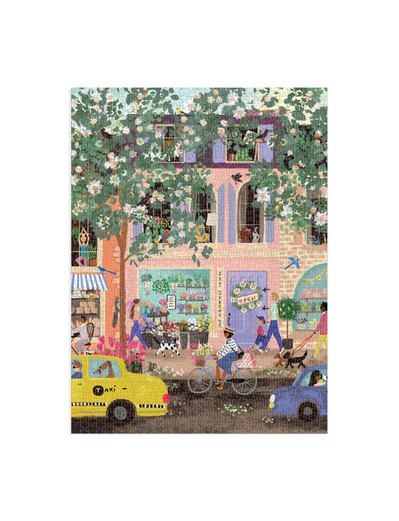 Galison Spring Street 1000 Pcs Puzzle In a Square box
