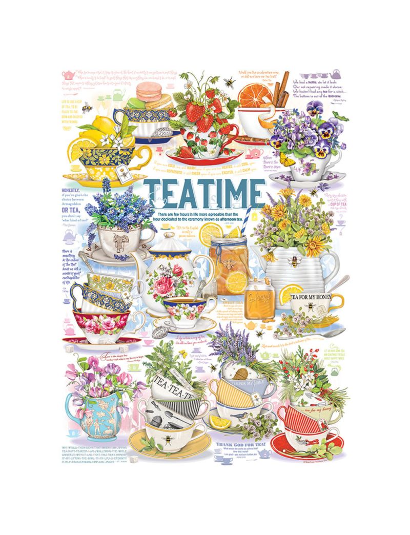 COBBLE HILL Tea Time 1000 Piece Puzzle