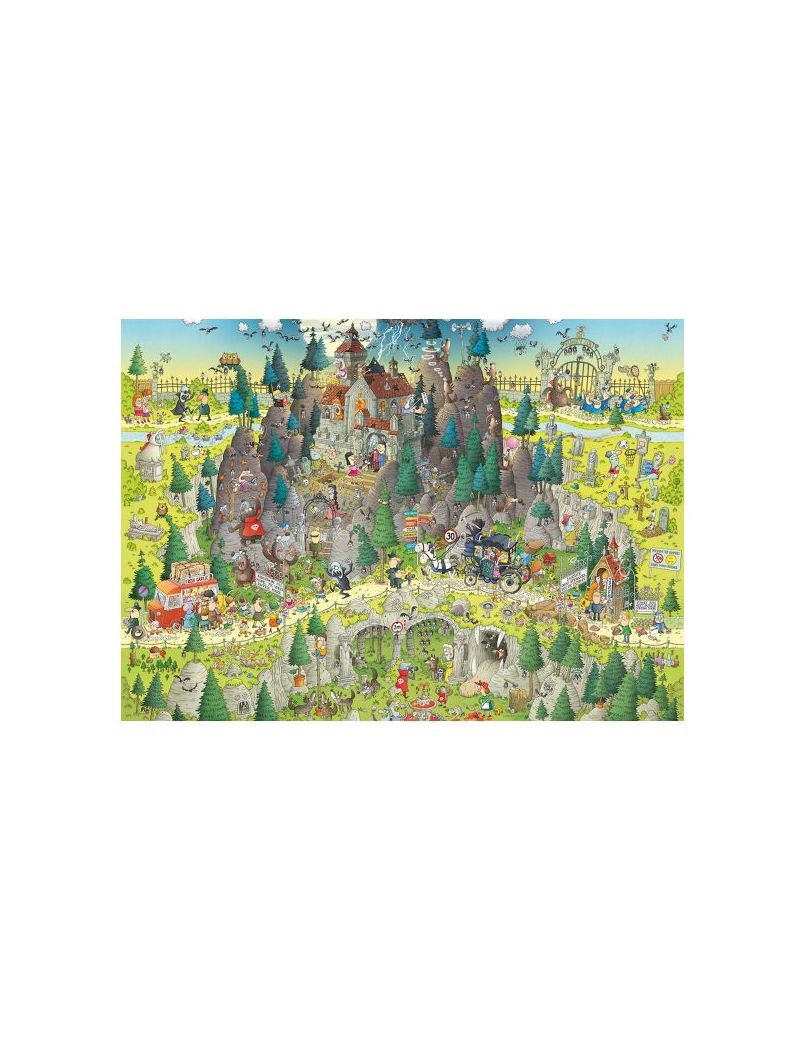 HEYE FUNKY ZOO TRANSYLVANIAN HABITAT 1000PC
