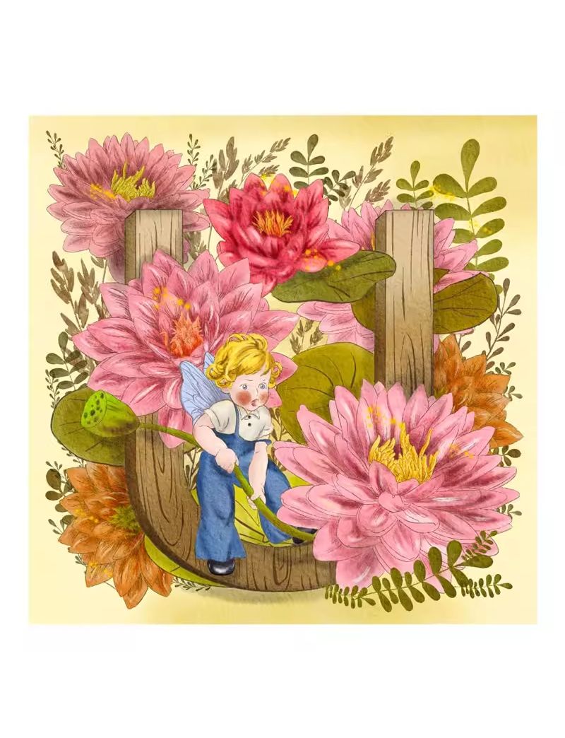 ArtPuzzle Flower Fairy and Letter U C3120 300pcs