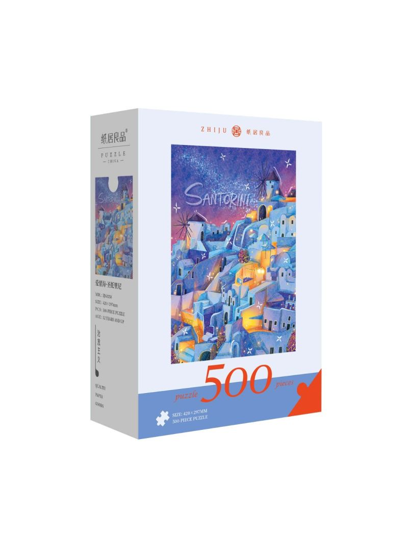 ZHIJU ZJ63258 Aegean Sea·Santorini 500p